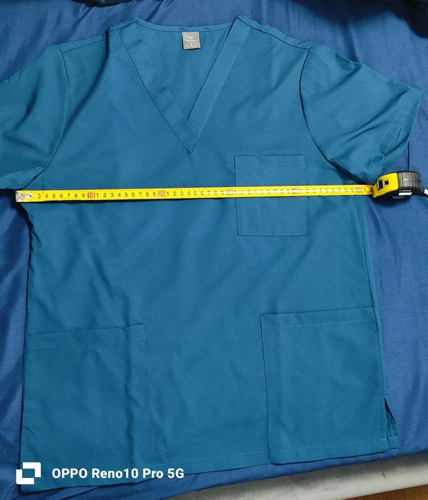 Mundurek medyczny morski , zestaw