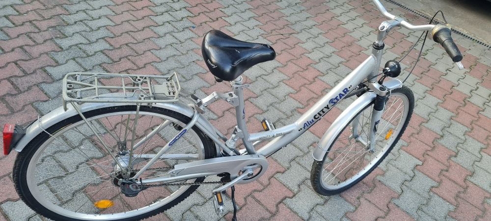 Rower aluminiowy damka koła  28" OLEŚNICA 7 biegów