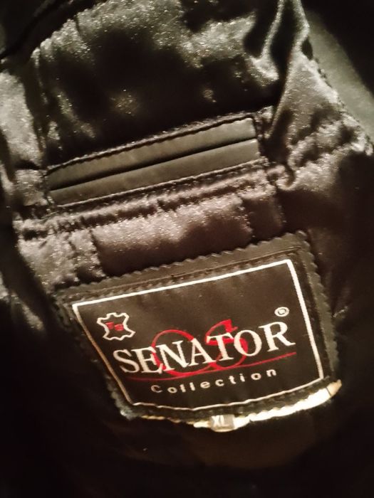 Кожаная куртка мужская senator xl