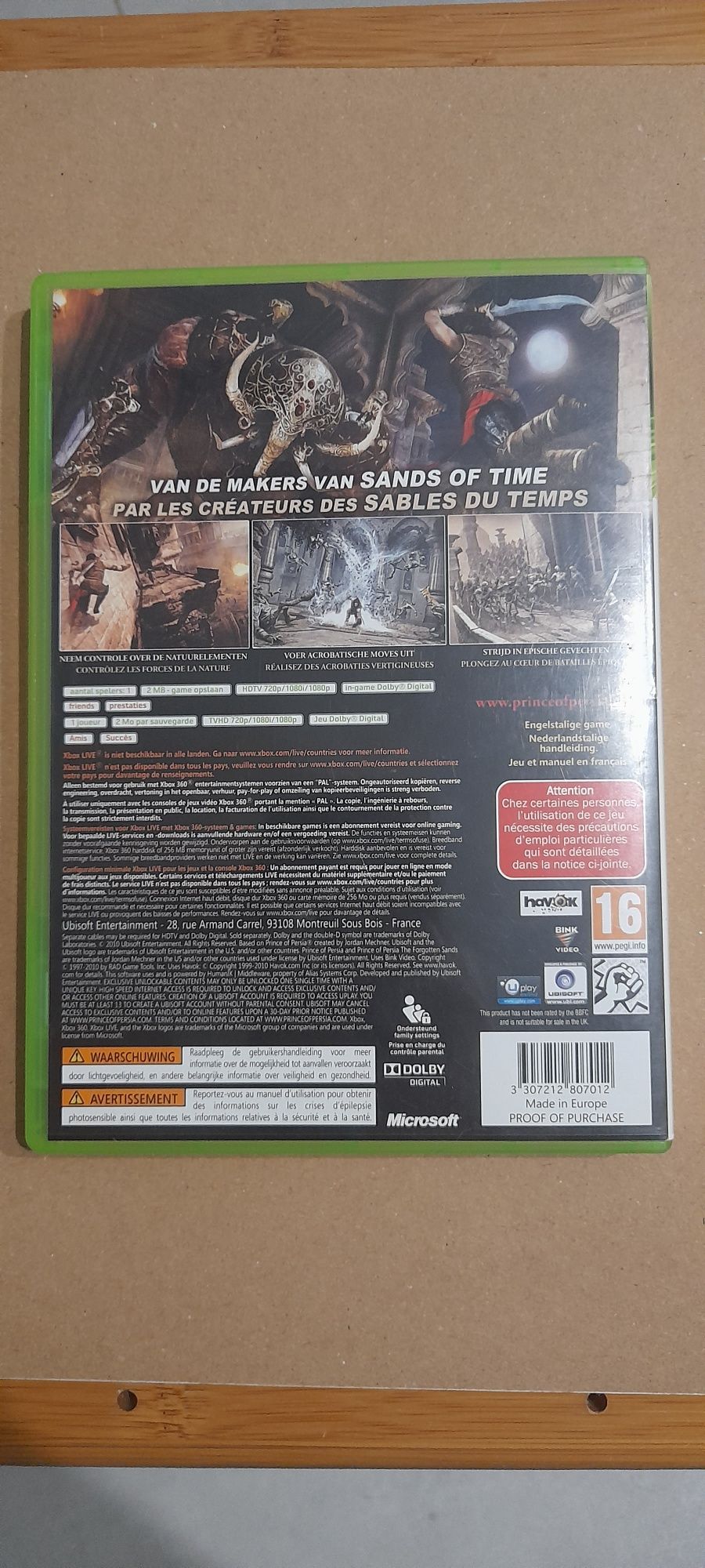 Gra Prince of Persia: The Forgotten Sands XBOX360