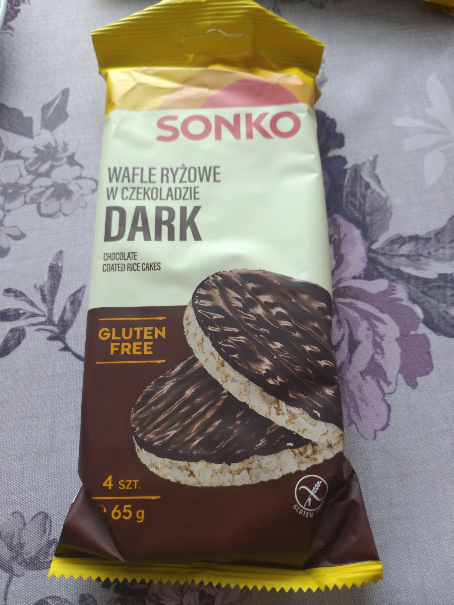 Wafle ryżowe Sonko Dark 28 szt. Karton