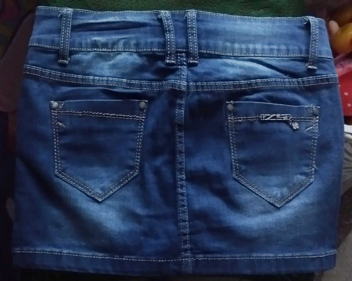 Юбка джинс, спідниця джинсова, міні юбка джинс
