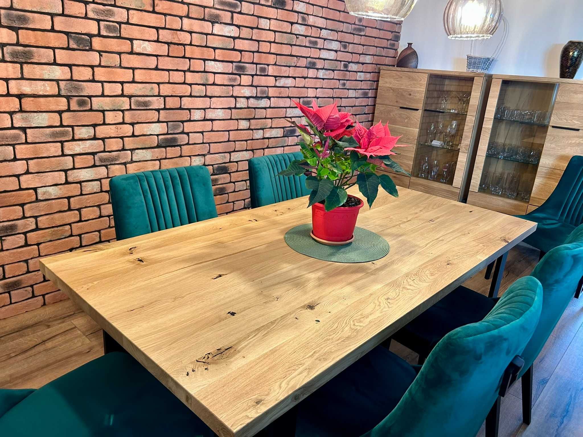 Stół dębowy loft 200x90 cm – dostępny od ręki!