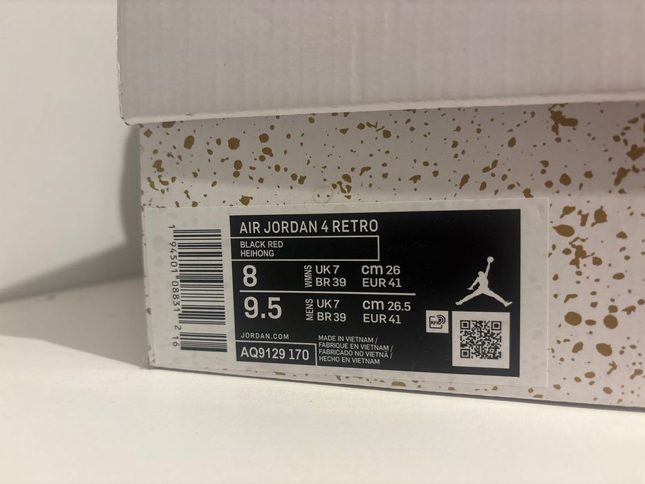 Nike air jordan 4 białe metallic gold white rose białe