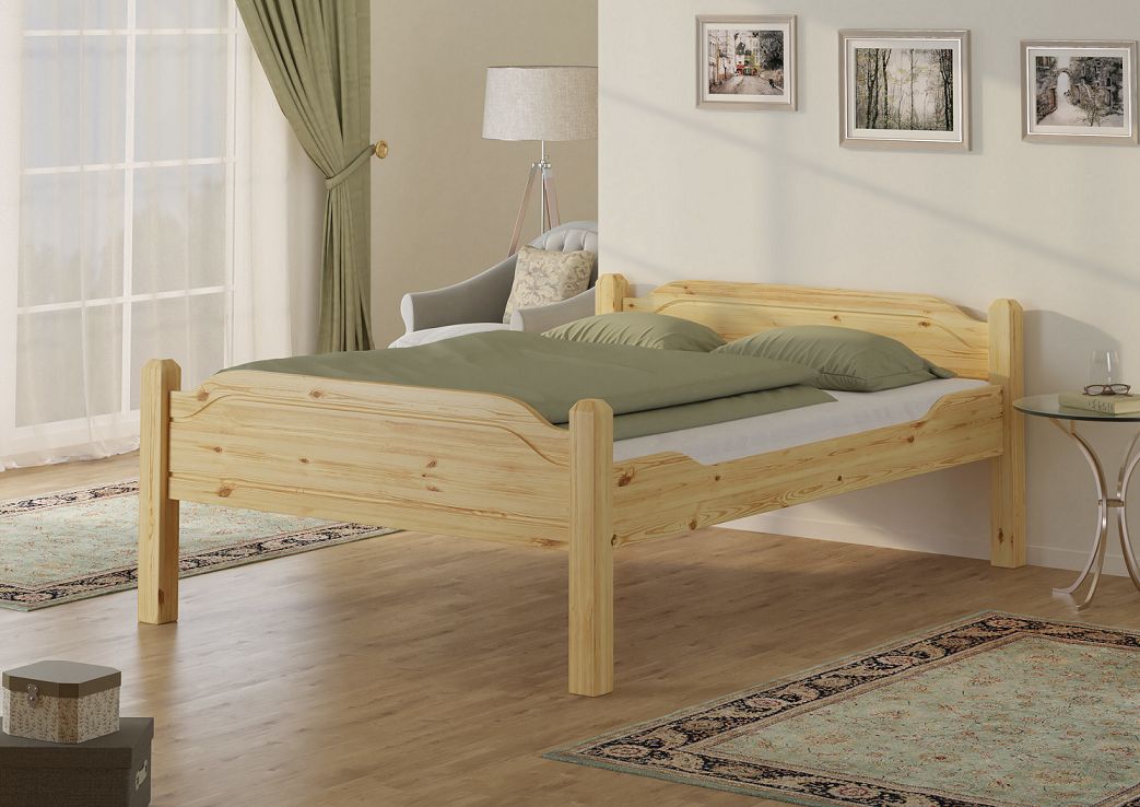Łóżko sosnowe LIVA SENIOR TARTAK MEBLE 90x200