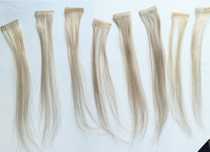 Doczepy z włosów naturalnych, na taśmę ,8szt,blond