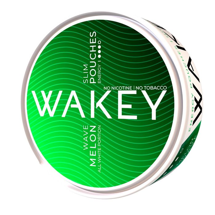 WAKEY Woreczki Kofeinowe Energetyczne Witaminowe 50mg Melon 20 szt