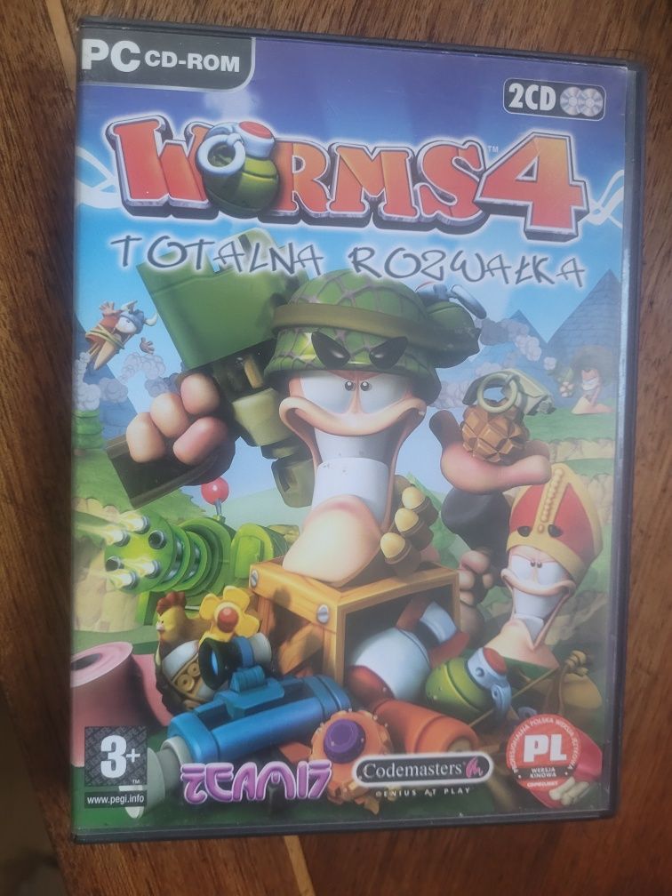 PC CD ROM Worms 3 D + bonus 2003 Team17 PL