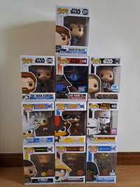 Funko pop Star wars, sonic higgs monaghan, silver, shadow, skywalker