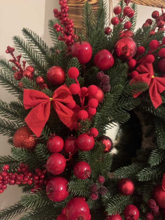 Wianek swiateczny na drzwi