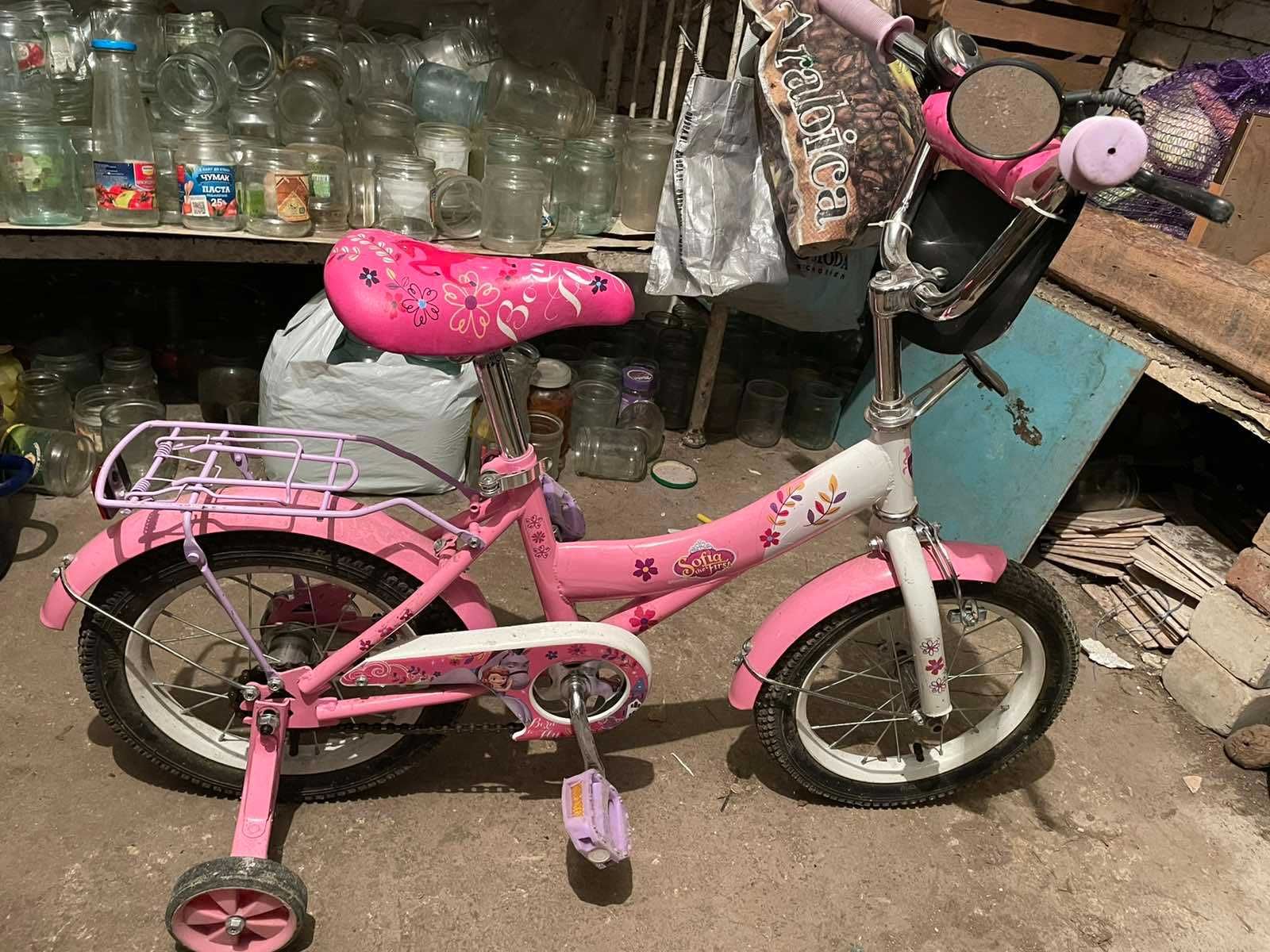 Дитячий велосипед Принцесса Софія