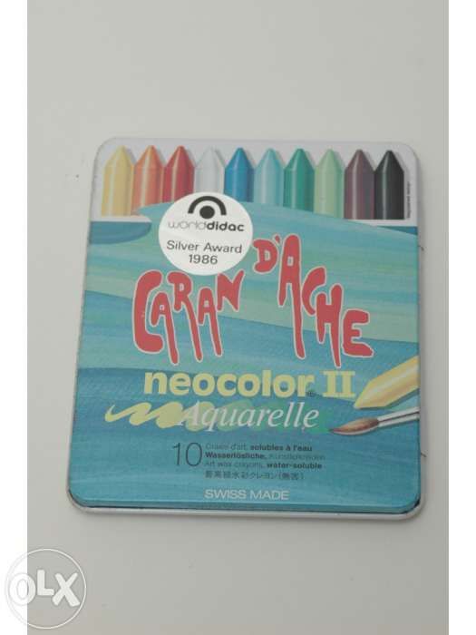 Lápis de cera Caran d'Ache Neocolor II Aquarelle - caixa de 30