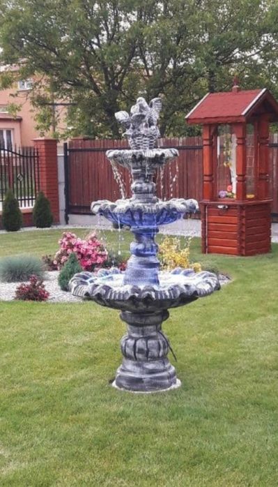PROMOCJA - FONTANNA OGRODOWA Producent + Dostawa + Pompa + LED