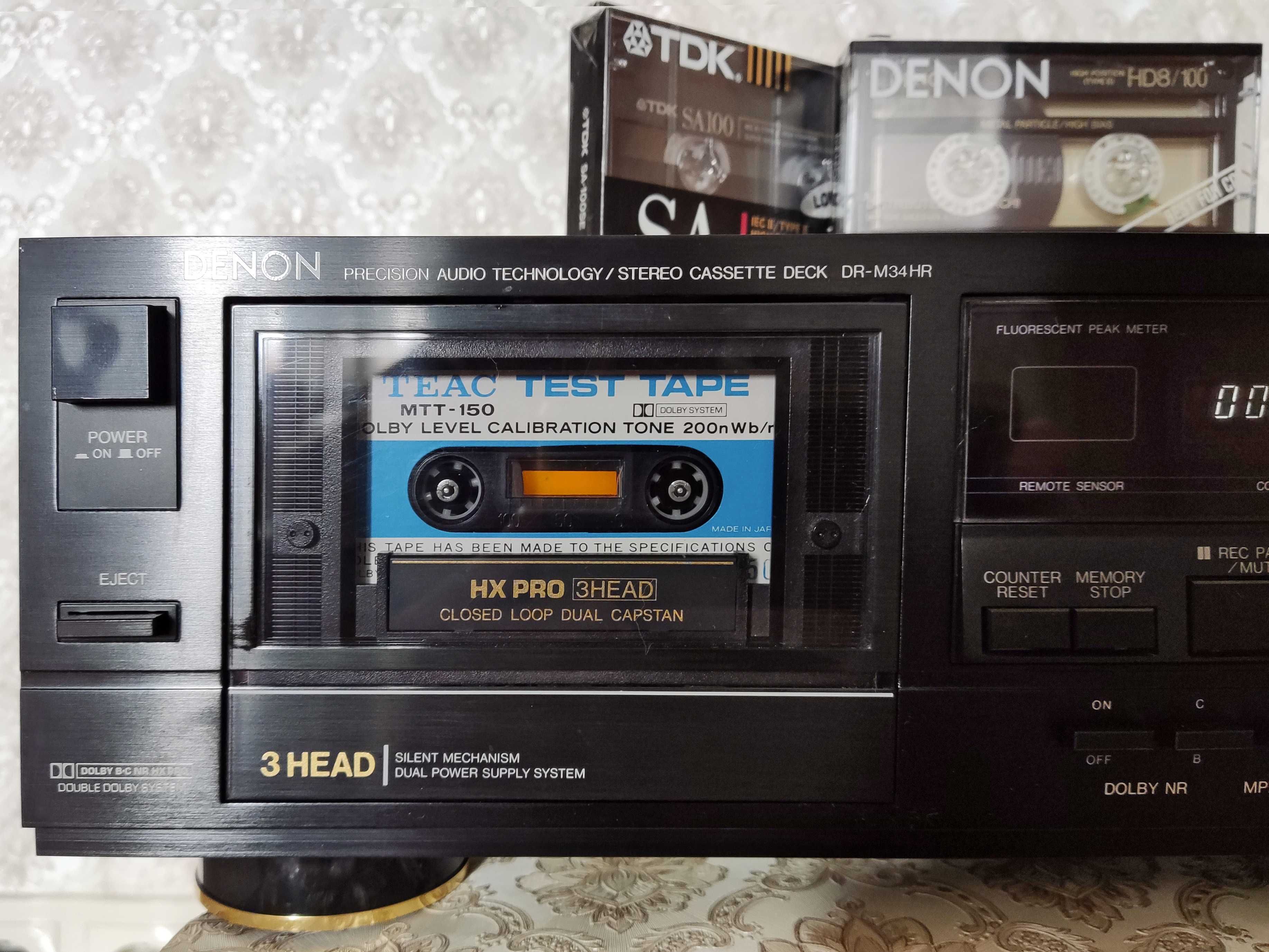 Denon DR-M34HR - кассетная дека, 3 Heads, 220V