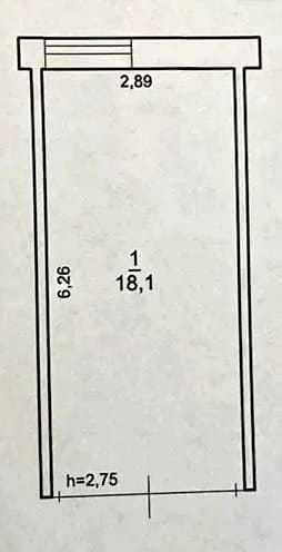 Гаражный бокс Челябинская 2 (Кулиша 2), 5й эт, 18м