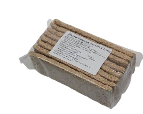 wojskowe pieczywo chrupkie typu lekkie żytnie chleb granex 50g