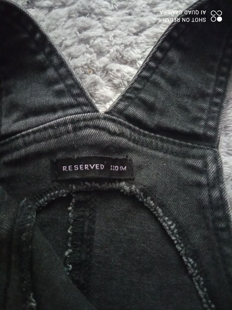 Sukienka ogrodniczka jeans r.110 Reserved
