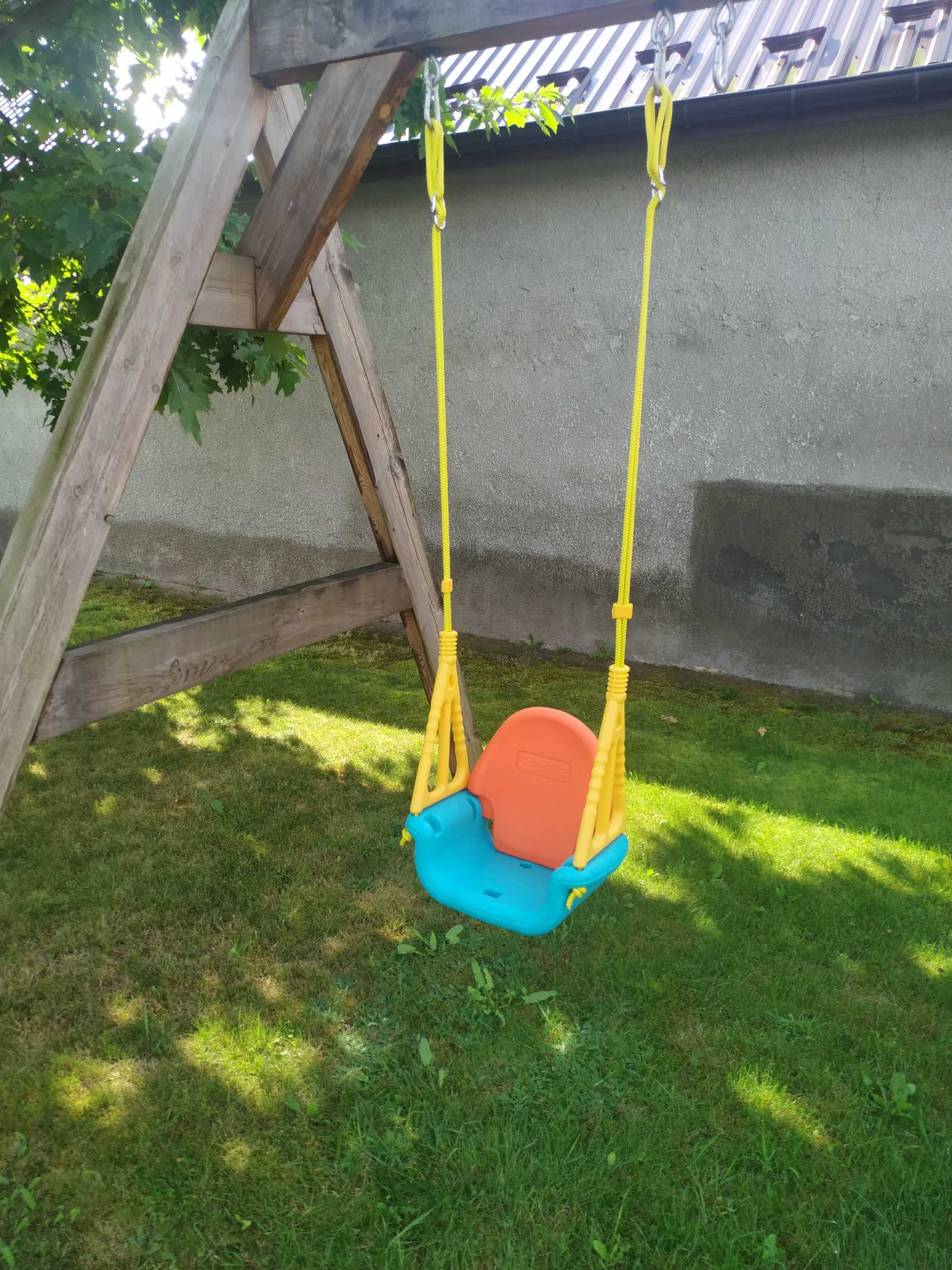 Huśtawka Ecotoys sw-1422 ogrodowa kubełkowa hustawka 3w1 dla dzieci