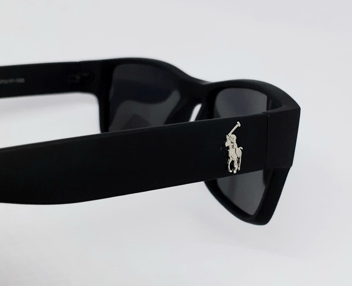 Polo Ralph Lauren стильные мужские очки черный мат поляризированые