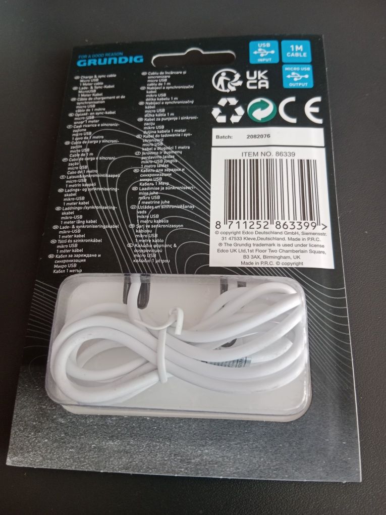 Kabel micro USB Grundig