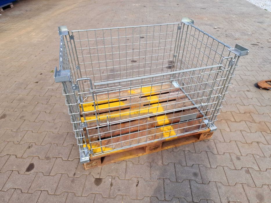 Kosz Kosze stalowe Gitterbox Nakładka na paletę Kosz paletowy OCYNK