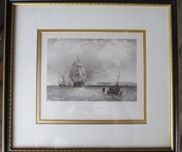 Stary Kolorowy Piękny Staloryt - The North Foreland Kent - 1834 anglia