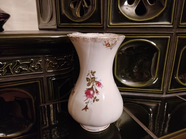 Duży wazon porcelana sygnowany stan bardzo dobry PRL stary