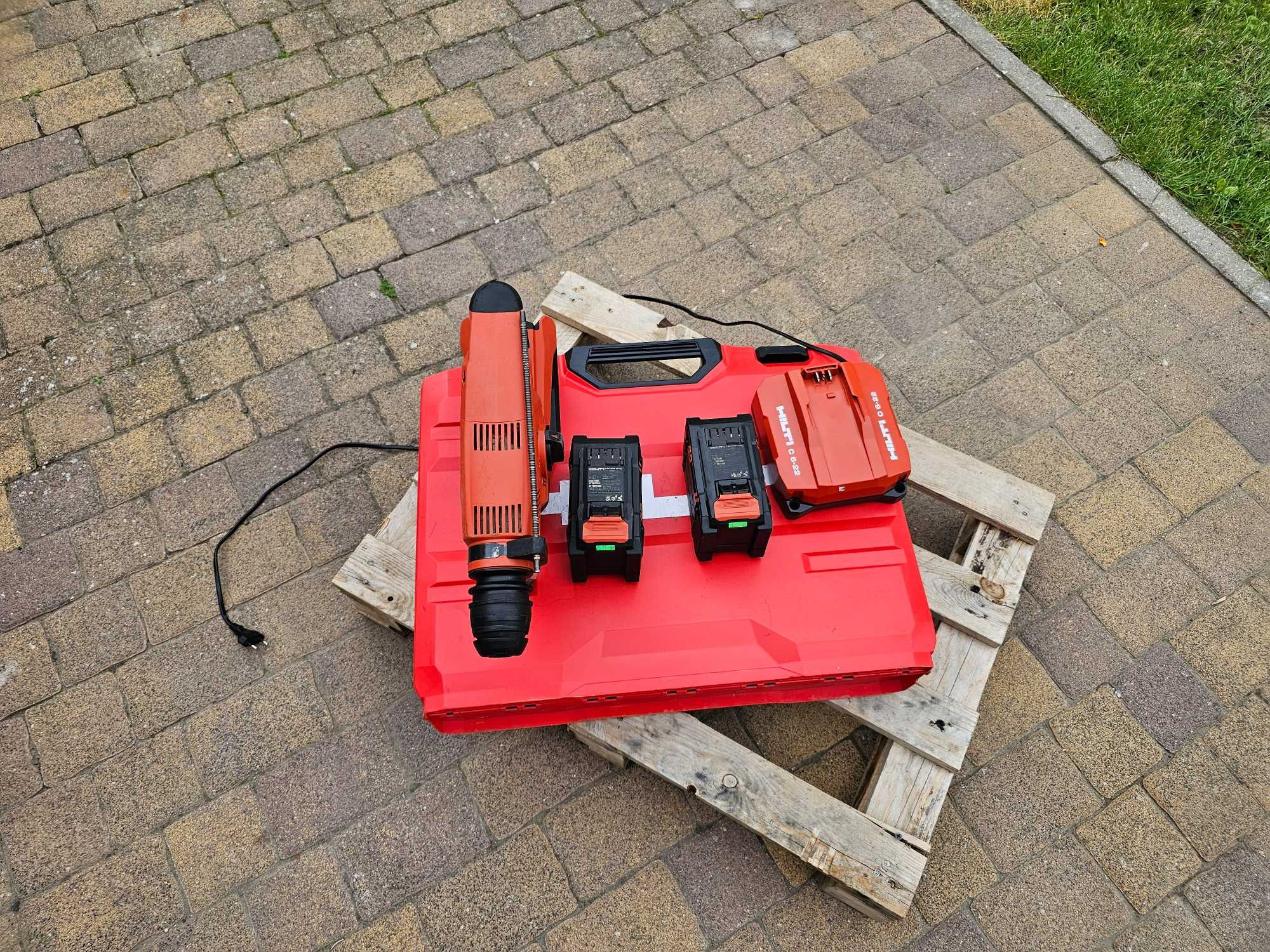 HILTI TE 30-22 młotowiertarka nuron 2x12Ah FAKTURA zestaw