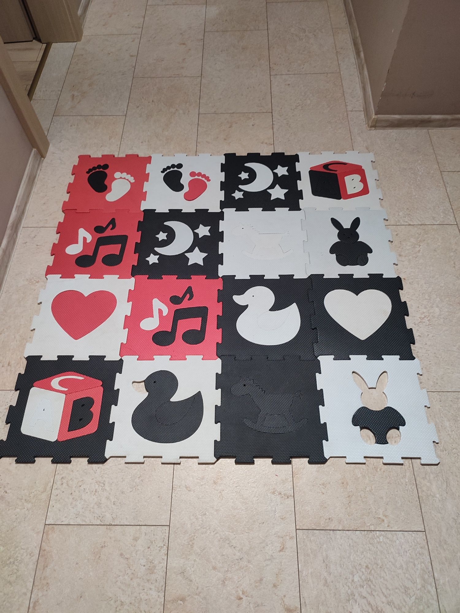 Mata dla dziecka piankowa puzzle