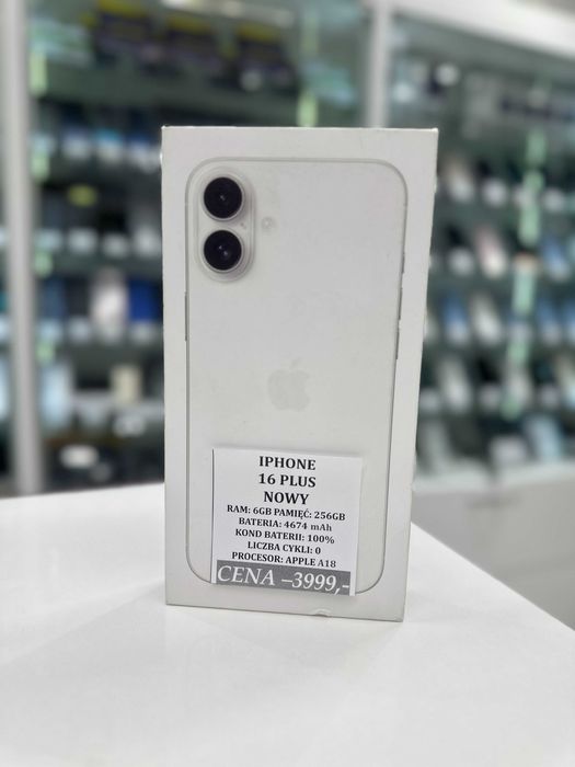 Iphone 16 plus 256GB NOWY Telakces Felicity *Raty 0%