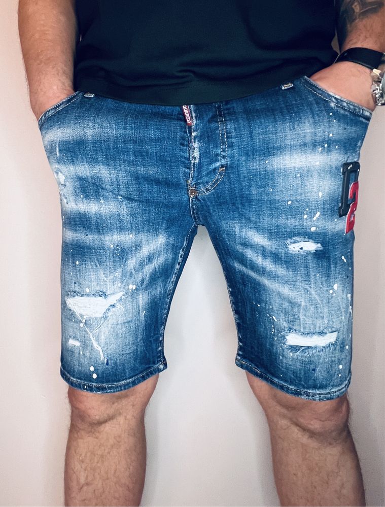 Dsquared2 spodenki jeansowe meskie