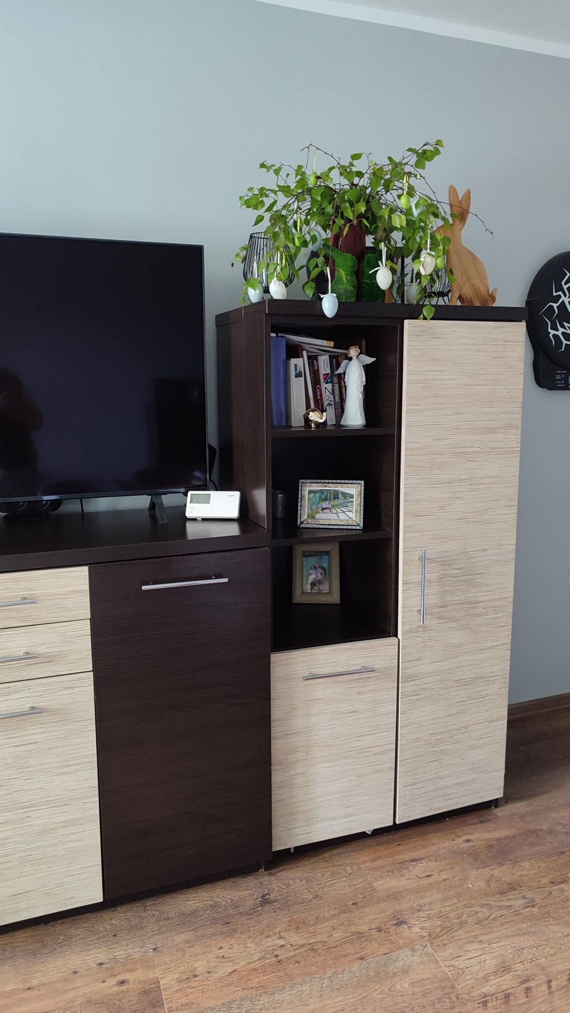 Meble Zestaw mebli do salonu meblościanka komoda witryna