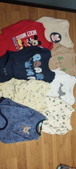 14 szt. Ubranka rozm. 80