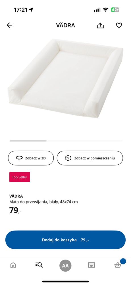 Przewijak Gulliver z Ikea
