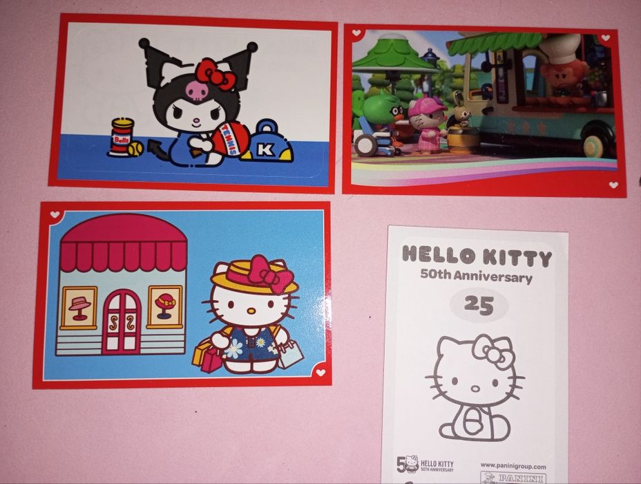 Cromos hello Kitty