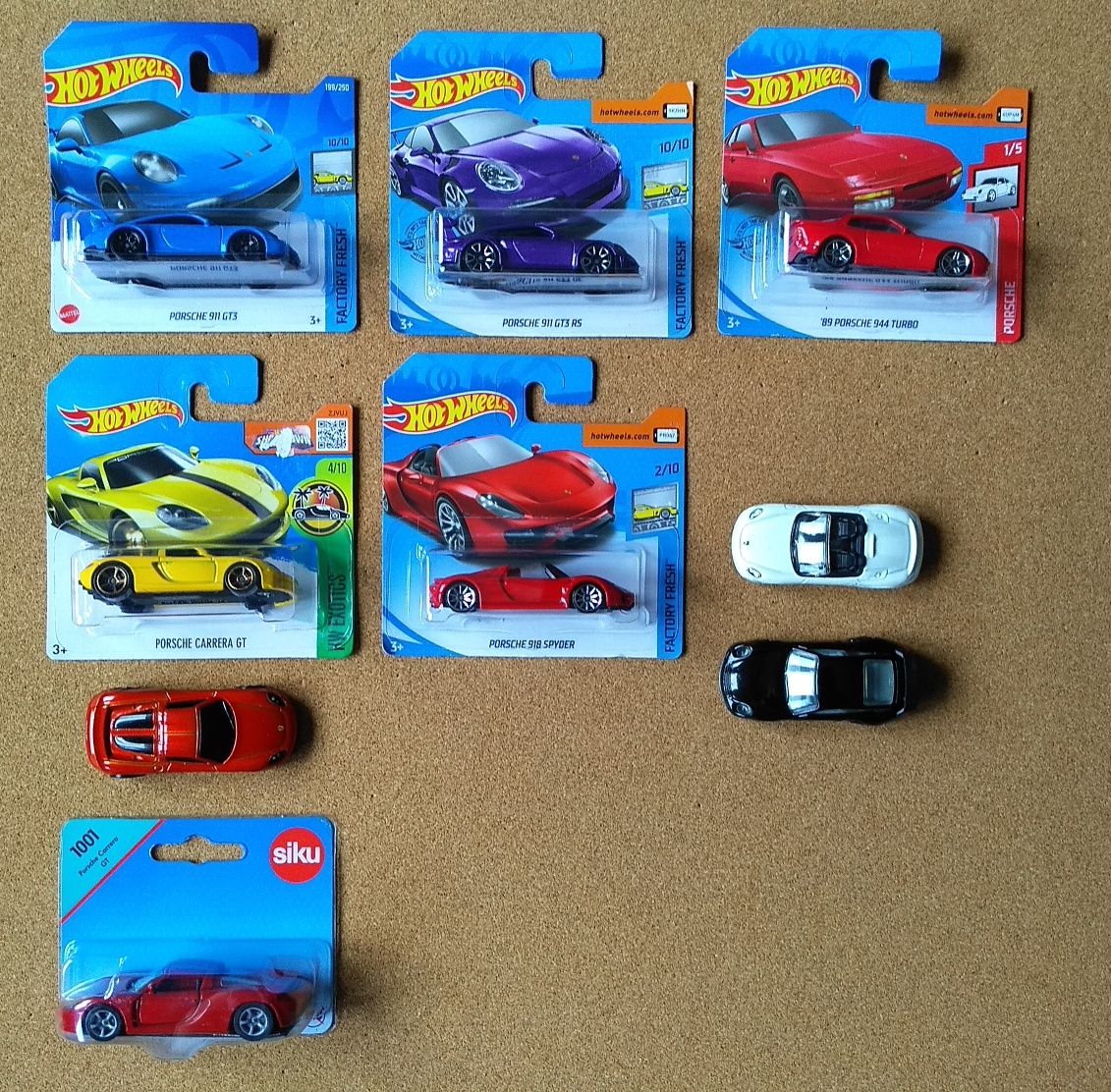 Hot Wheels Siku Porsche Zestaw