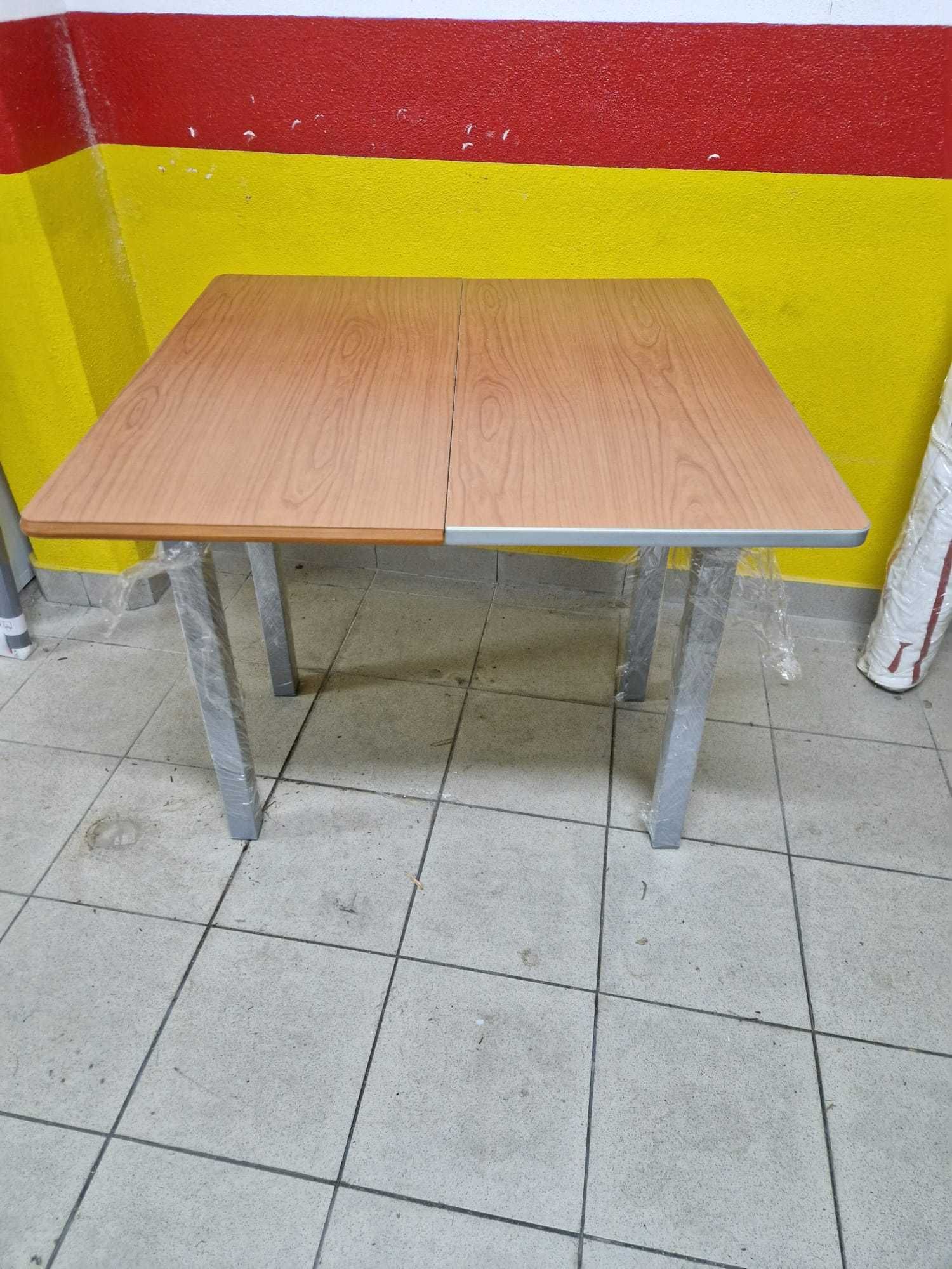 Mesa de cozinha formato abertura em livro