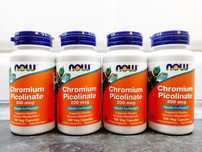 Now Foods, Chromium Picolinate 200 мкг (100-250 капс.), хром пиколинат