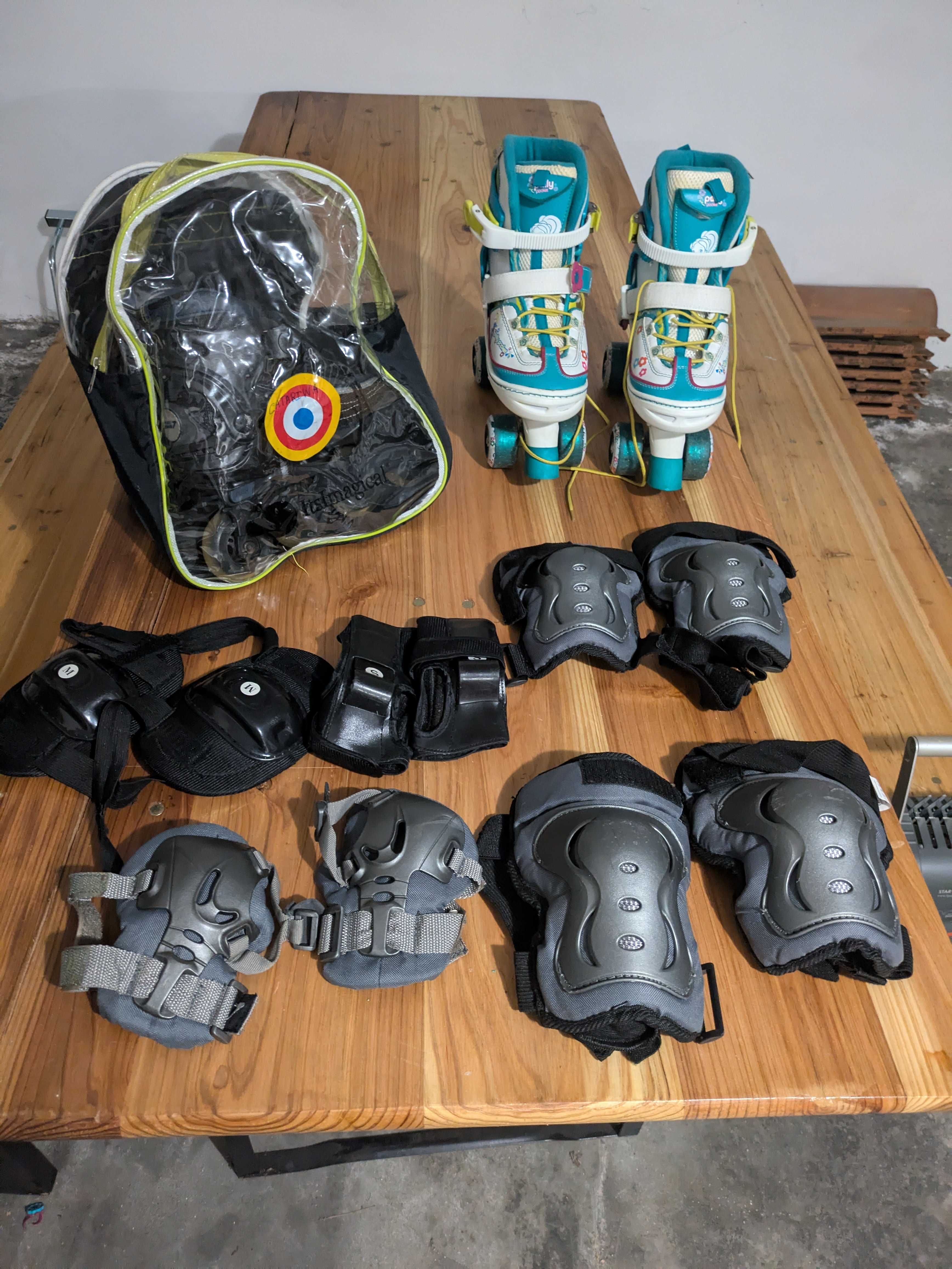 Proteções joelhos e cotovelos