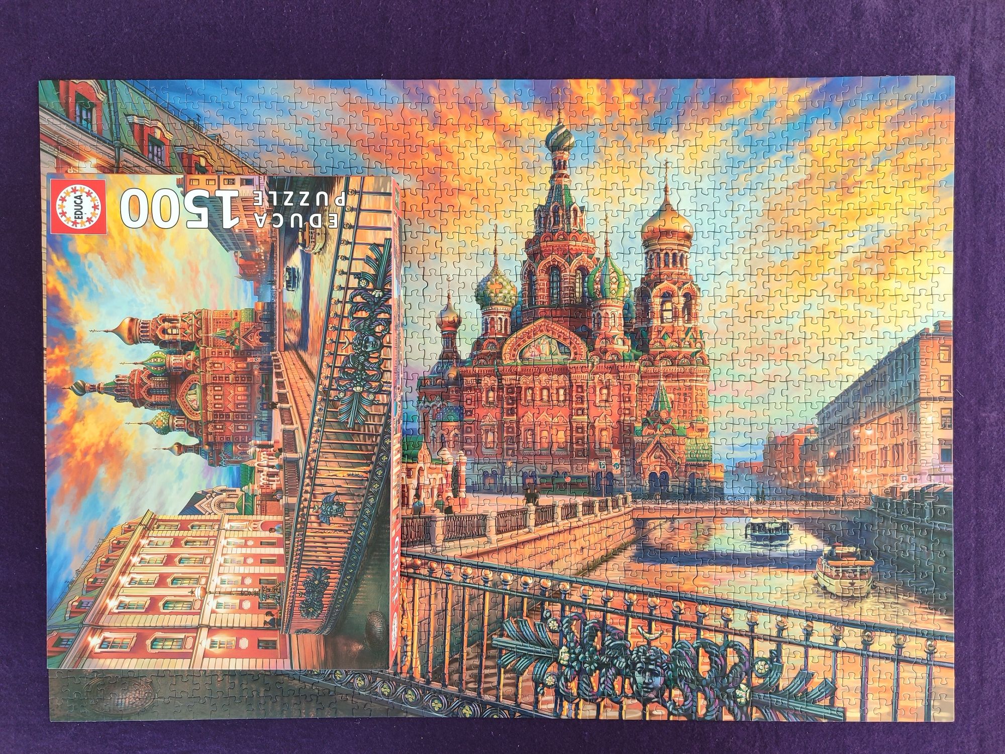 2 Puzzles 1500 pcs impecaveis.