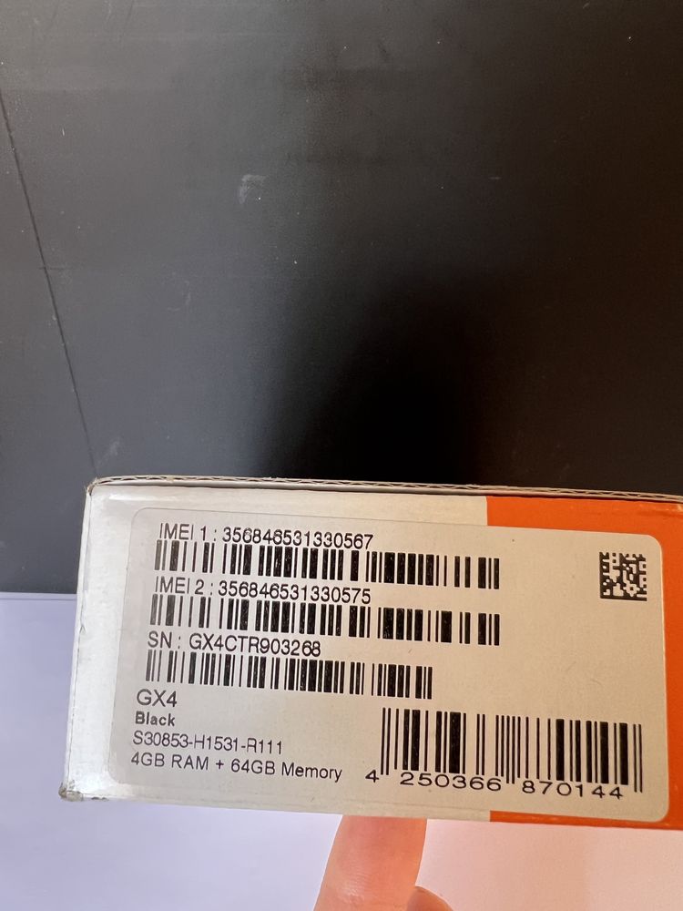 Смартфон Gigaset GX4 4/64GB Black (S30853H1531R111)