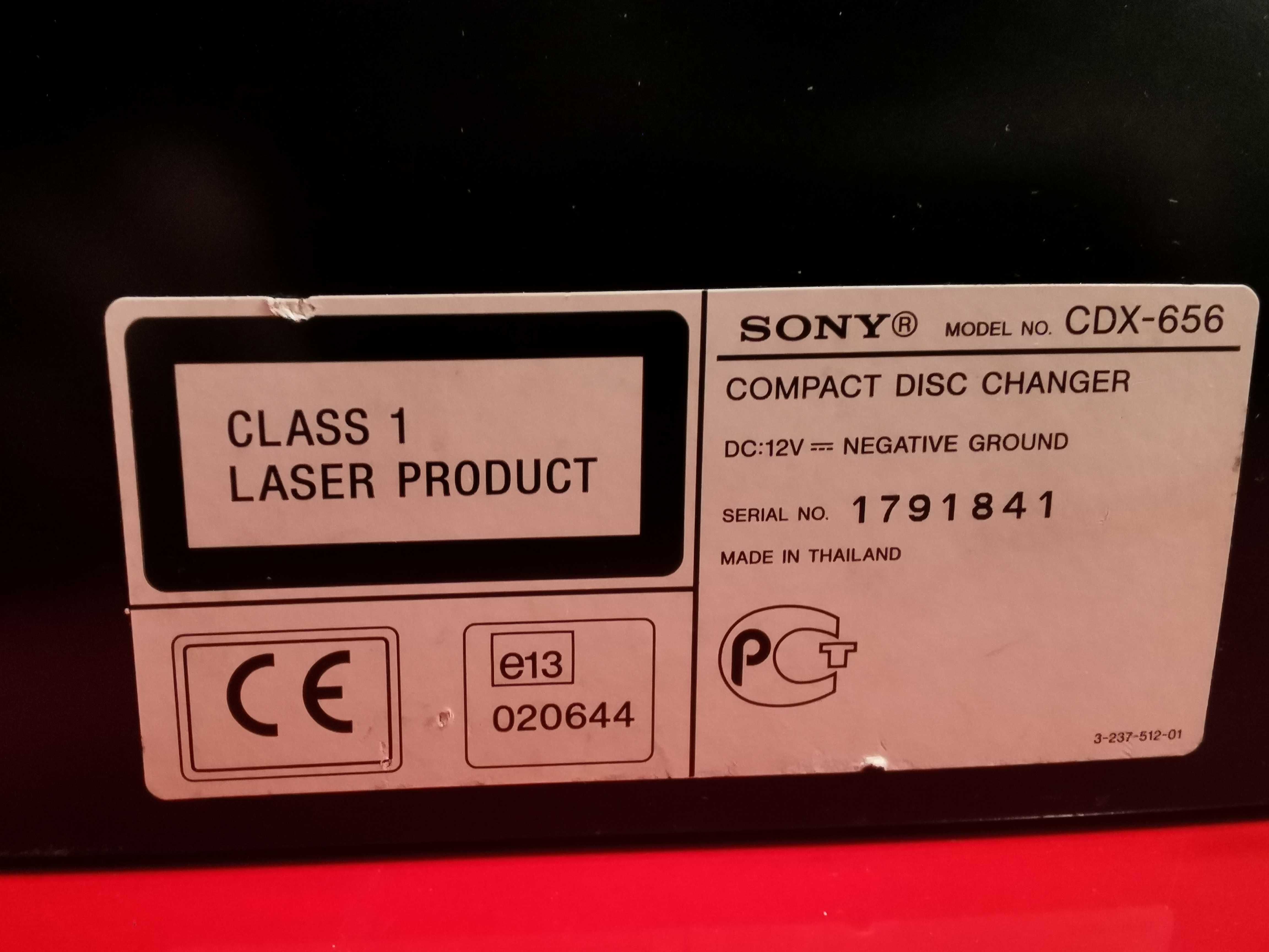Sony CDX-656 Zmieniarka CD