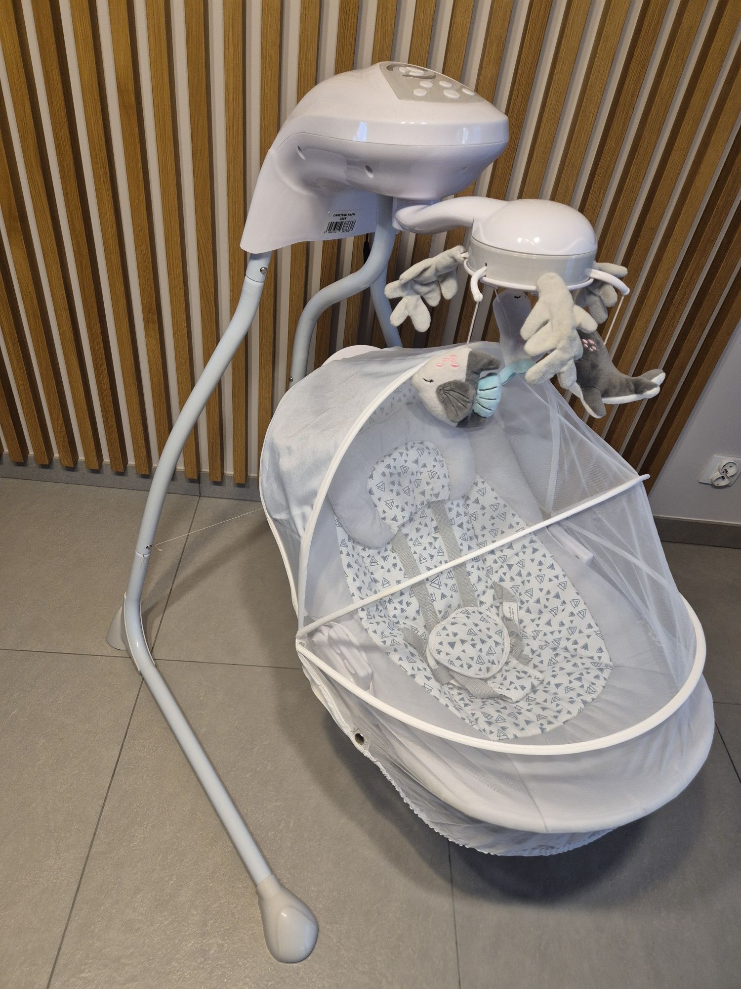 Huśtawka Caretero Raffi Grey jak nowa !