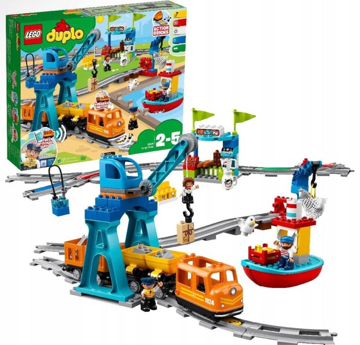 Okazja!LEGO 10875 DUPLO Pociag towarowy