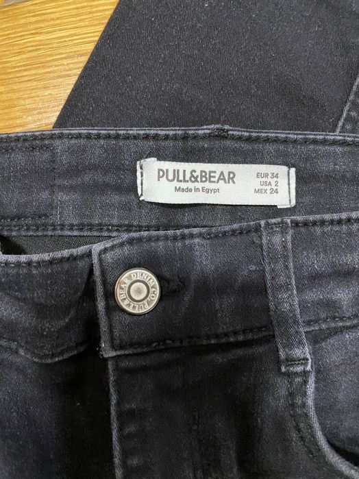Джинсы для девочки pull&bear(пул&бир)чёрные