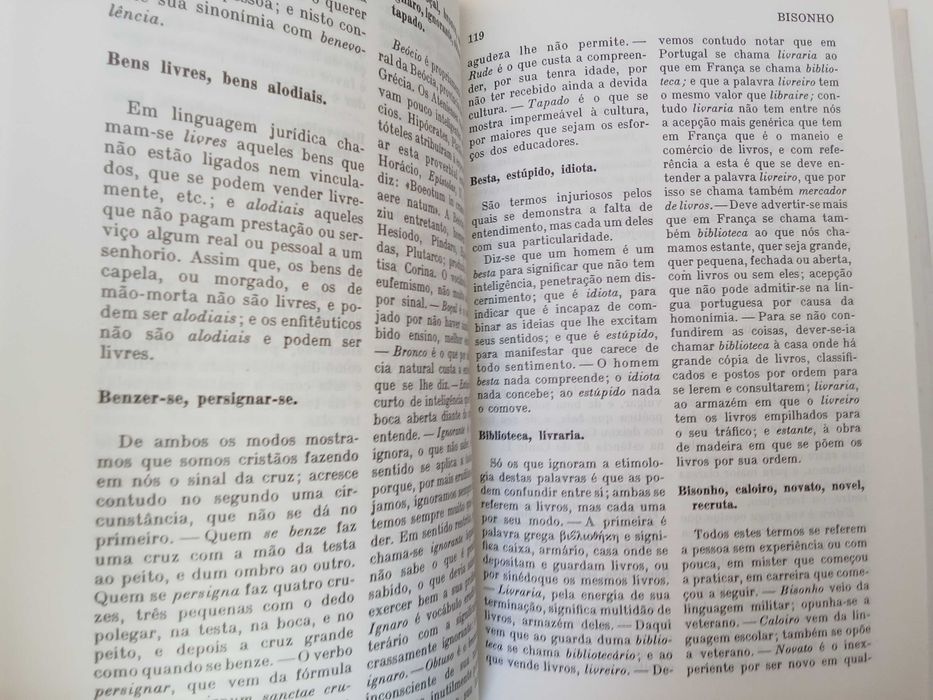 Dicionário dos Sinónimos, Poético e de Epítetos
