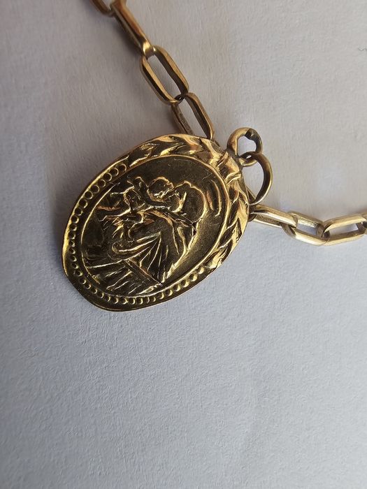 Pulseira ouro 14k Stº António