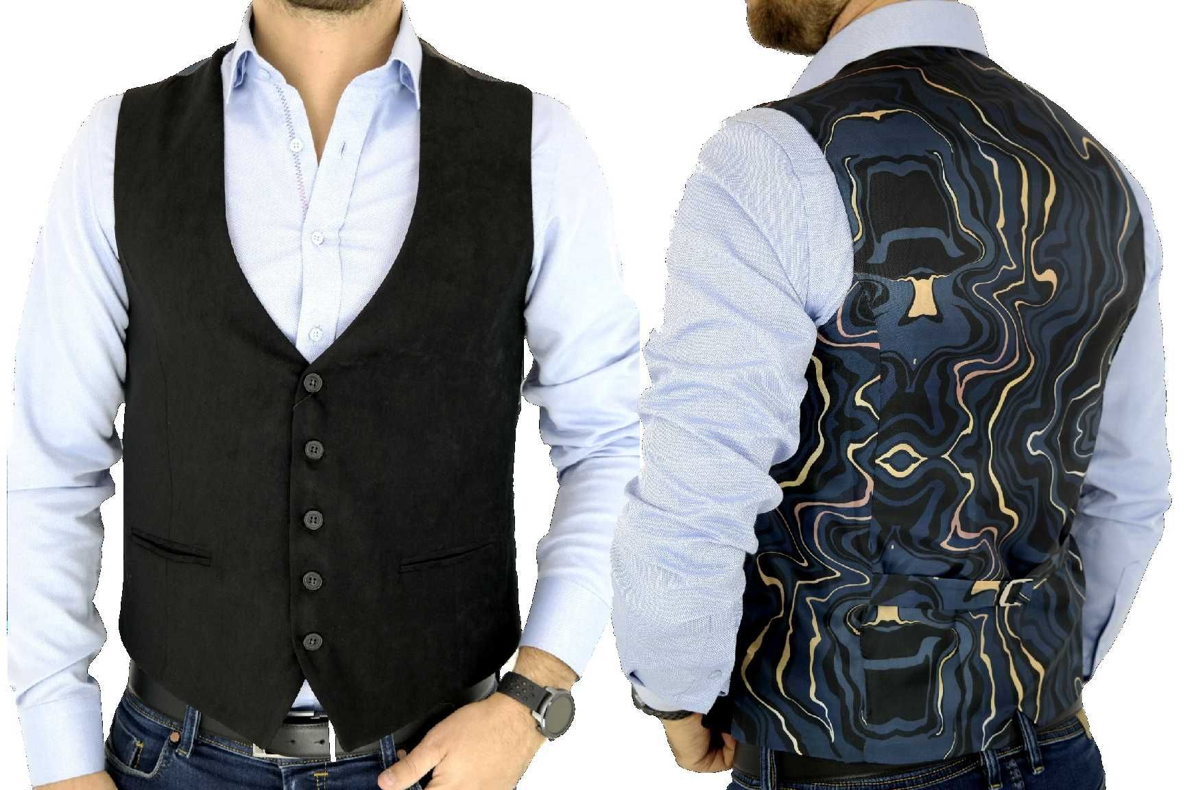 Bezrękawnik kamizelka elegancka ekskluzywna Giovanni Pera