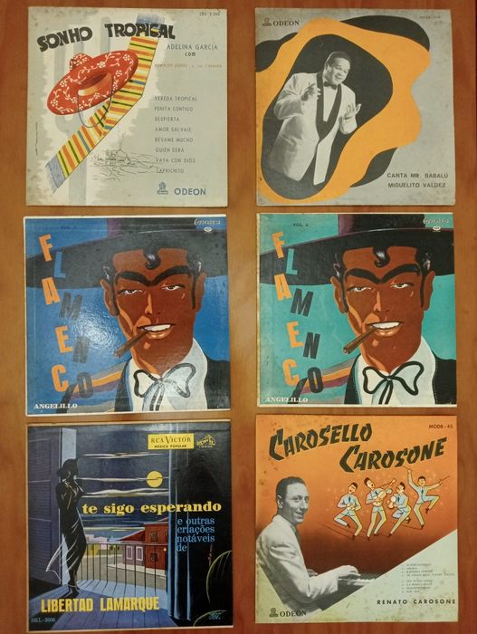 Discos de Vinil de Música Latina- Americana- Anos 50