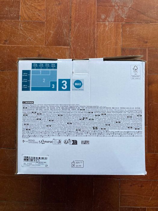 Bola Ginástica Yoga e Pilates Tamanho 3 - 75 cm Azul Domyos Decathlon